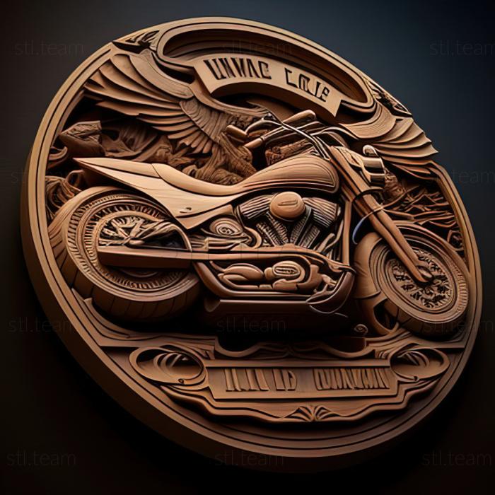 3D модель Harley Davidson Ультра Лимитед Низкий (STL)